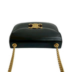 Celine Teen Chain Buzas Triomphe Logo Calf Leather Shoulder Bag — view 5