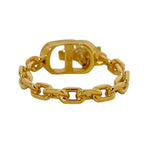 Christian Dior Petit CD Star Ring Accessories Logo GP Rhinestone — view 4