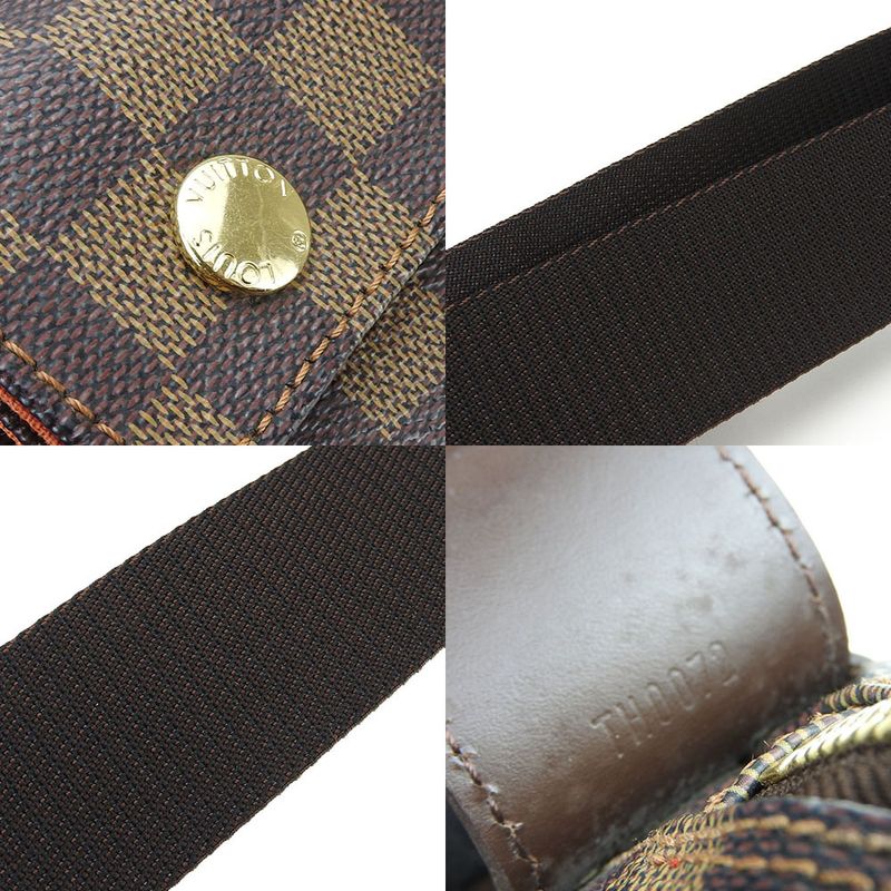 Louis Vuitton Naviglio Shoulder Bag Damier Canvas Brown Diagonal Men — view 5