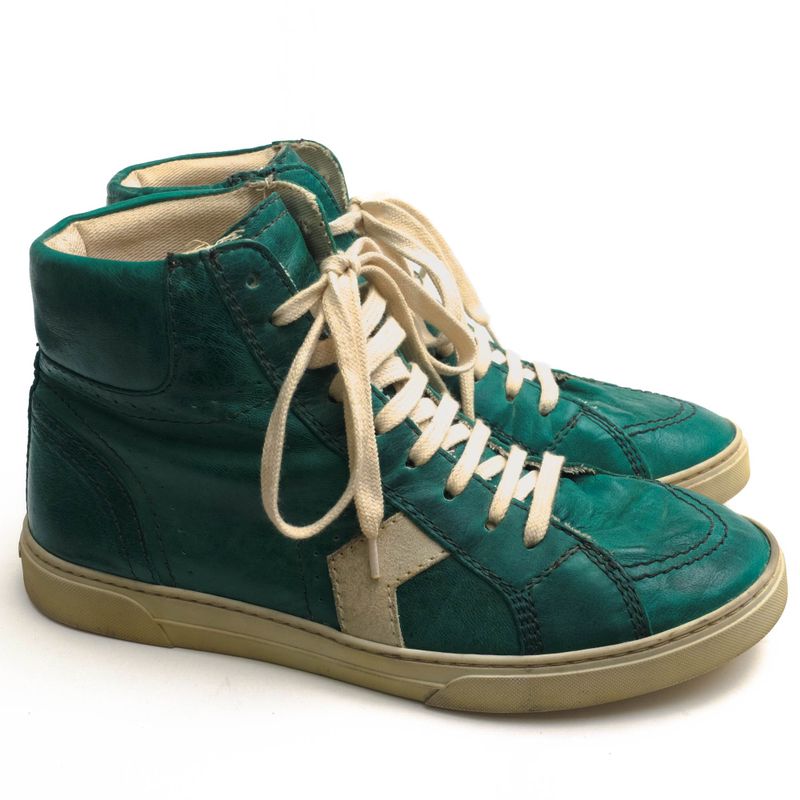 Yves Saint Laurent Shoes Sneakers High Cut Men Leather — view 2