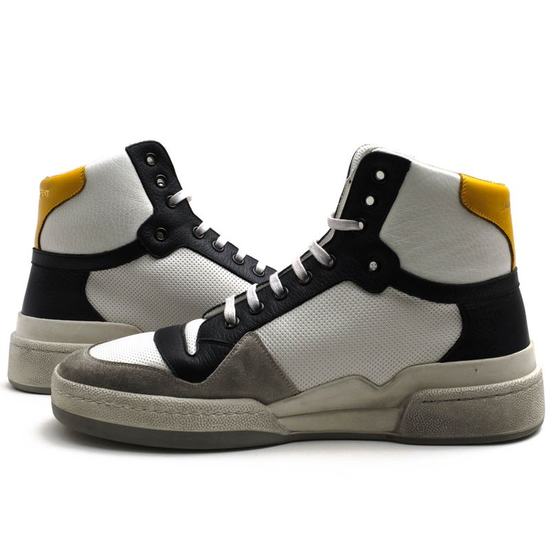 Yves Saint Laurent Shoes Sneakers High-Cut Men Leather — view 3