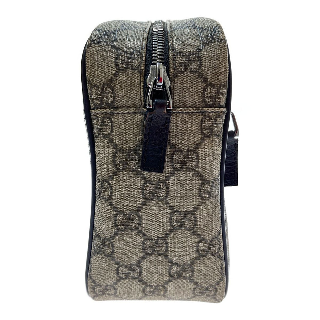 Gucci Second Bag GG Supreme Leather Coating Beige Brown — view 3