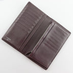 Chanel Camellia Coco Mark Leather Metallic Purple Long Wallet — view 6