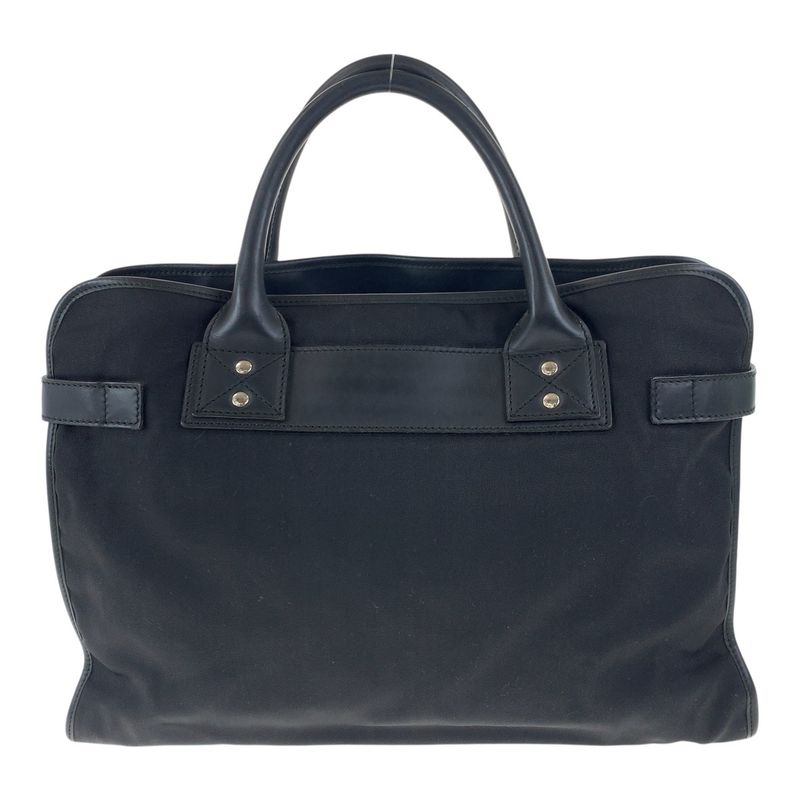 Gucci Sherry Line Black Silver Hardware Nylon Business Bag Handbag Men — view 2