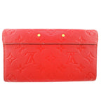 Louis Vuitton Monogram Portefeuille Long Wallet Red — view 2