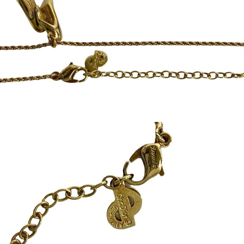 Christian Dior High Heel Motif Necklace Pendant Choker Accessory Gold 31435 — view 4