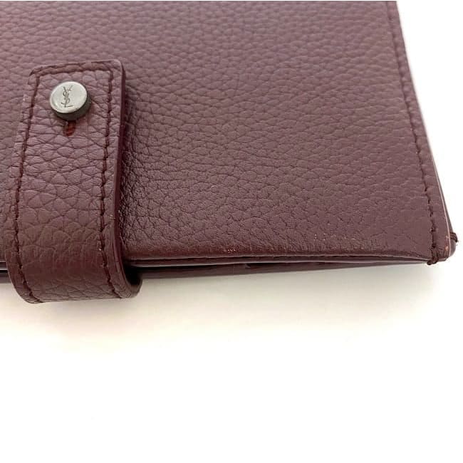 Saint Laurent Bifold Wallet Bordeaux — view 8