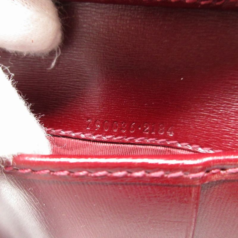 Gucci Compact Wallet GG Canvas Leather Bordeaux L Zipper 1893 — view 7