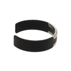 Hermes Trinkaaf Bangle Stainless Steel Black Silver Hardware 0872 — view 7