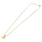 Christian Dior GP Rhinestone CD Logo Necklace Gold — view 5