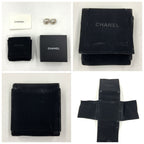 Chanel Coco Mark Pearl Earrings Accessories Gold White — view 9