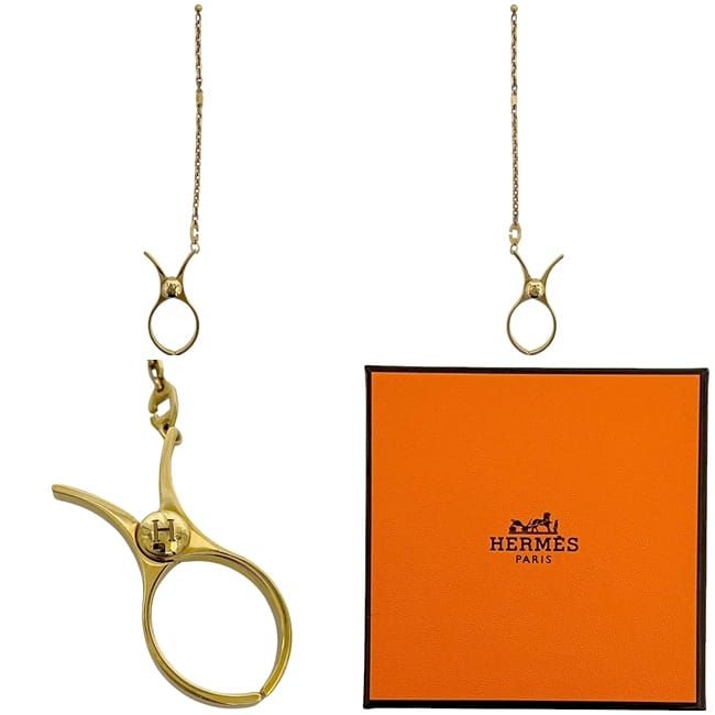Hermes Glove Holder Gold GP Gloves — view 4