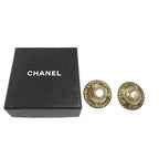 Chanel Engraved Large GP Earrings — view 4