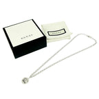 Gucci Silver Round Logo Necklace 20.9 g 925 Engraved — view 8