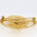 Chanel Gold Plated 95 P 19.4 g Brooch — view 6