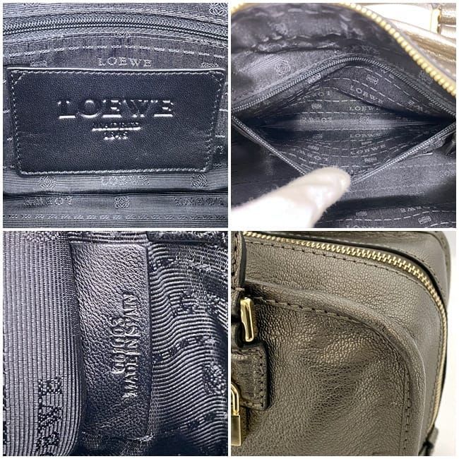 Loewe Handbag Amazona 23 Gold Anagram — view 8