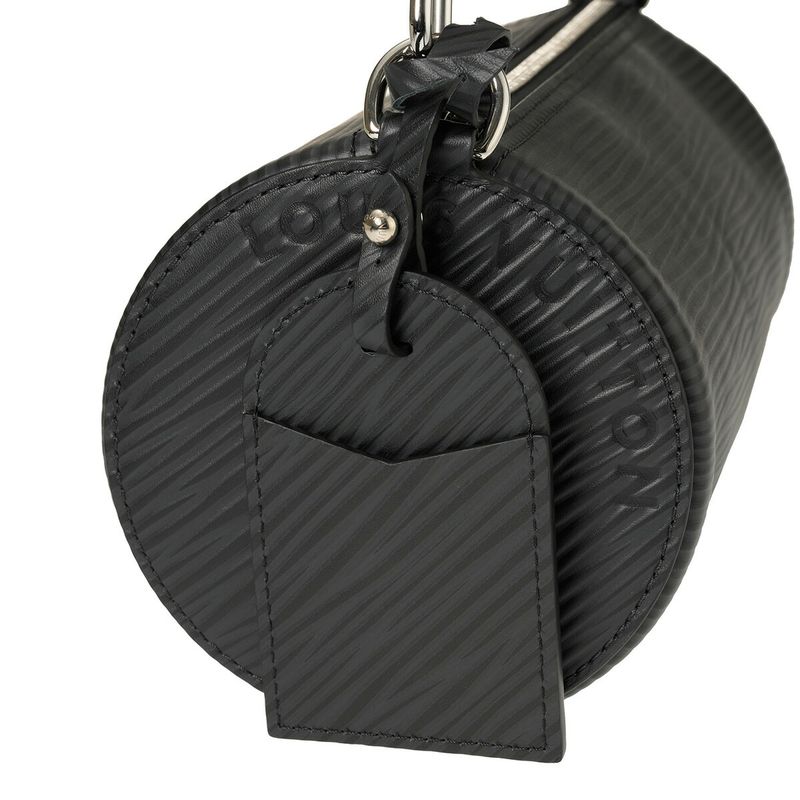 Louis Vuitton Shoulder Bag Soft Porochon PM Black — view 8