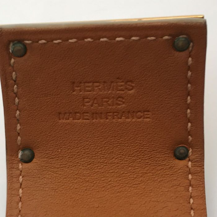Hermes Kelly Dog Bracelet Swift White — view 5