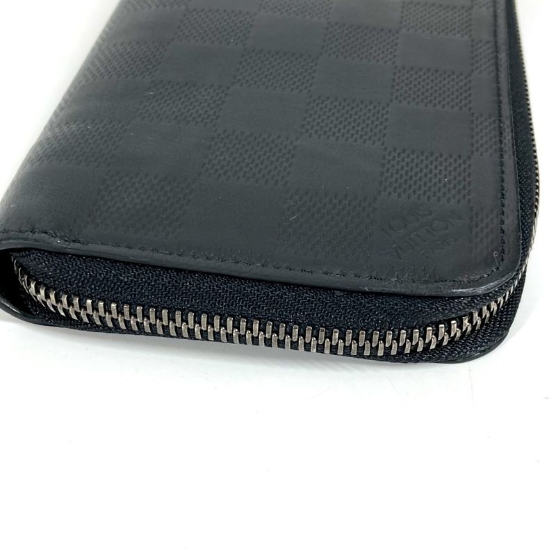 Louis Vuitton Long Wallet Zippy Vertical Damier Infini Leather — view 3
