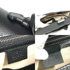 Gucci Handbag Logo Leather Black — view 8