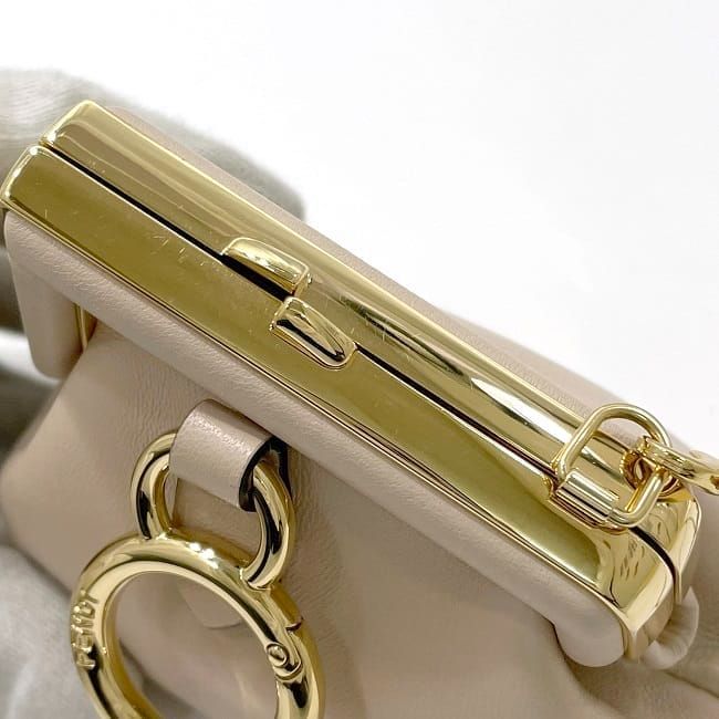 Fendi Charm First Nano Shoulder Beige — view 8