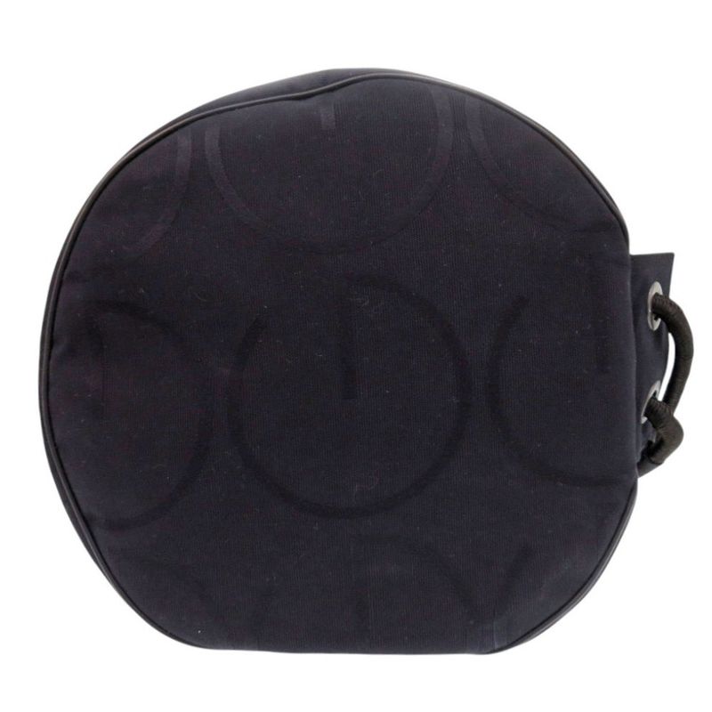 Gucci Bon Sac Drawstring Canvas Black Shoulder Bag 0641 — view 4