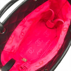 Chanel CC Logo Cambon Leather Tote Black — view 8