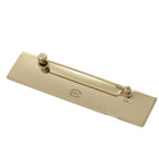 Chanel Logo Plate Gold Brooch Accessories 1550 — view 3