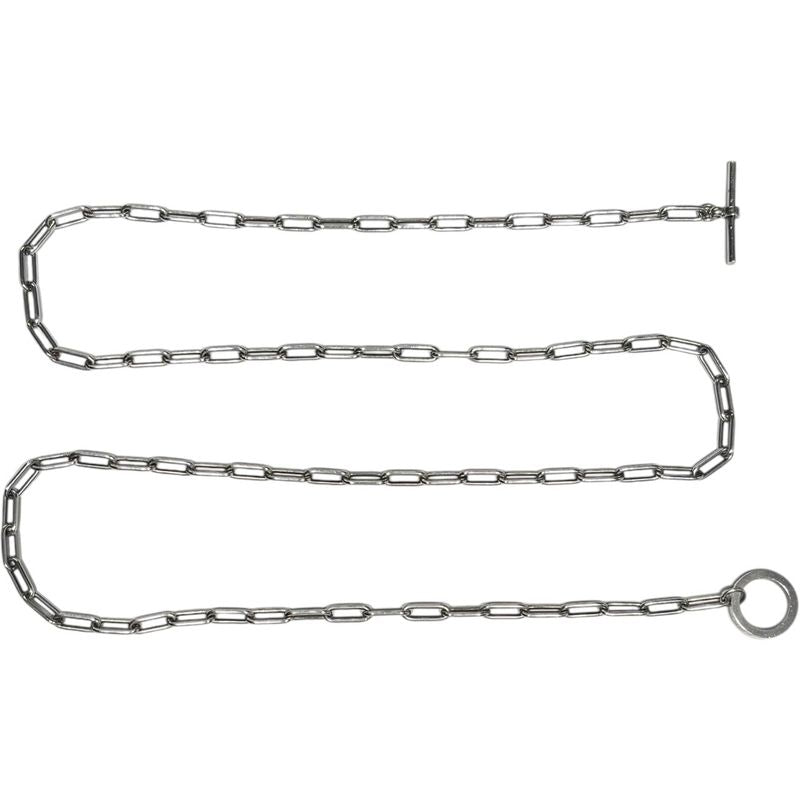 Hermes Chaine Dancre Game Chain Necklace Silver — view 9