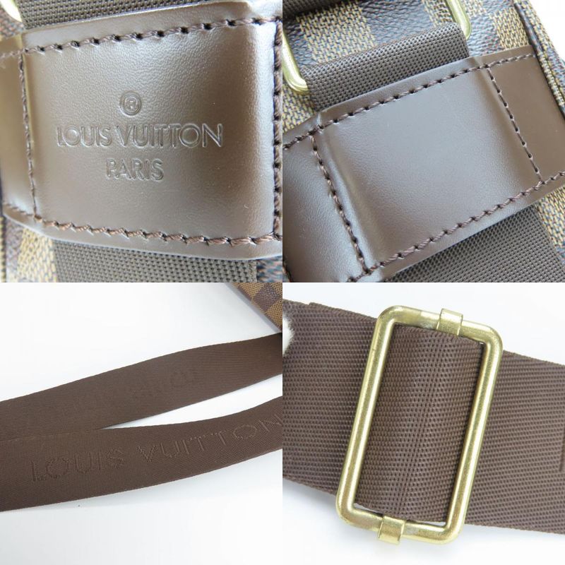 Louis Vuitton Shoulder Bag Broadway Damier Ebene Brown Gold Hardware — view 5
