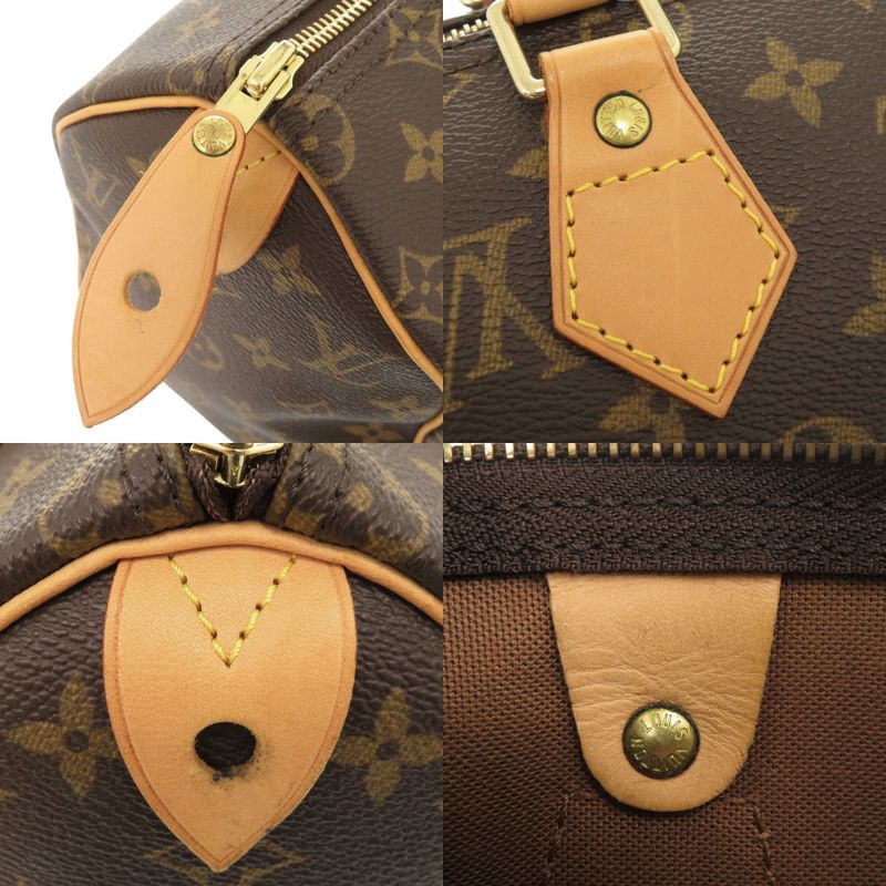 Louis Vuitton Speedy 25 Monogram Brown Handbag 1117 — view 9