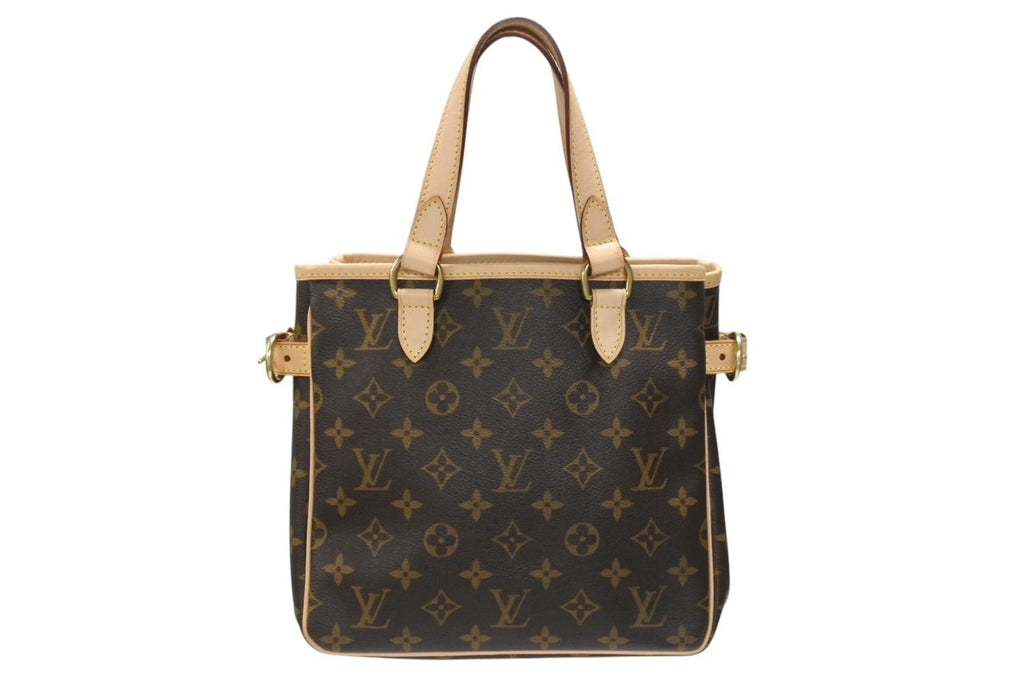Louis Vuitton Batignolles Handbag Monogram Canvas Brown