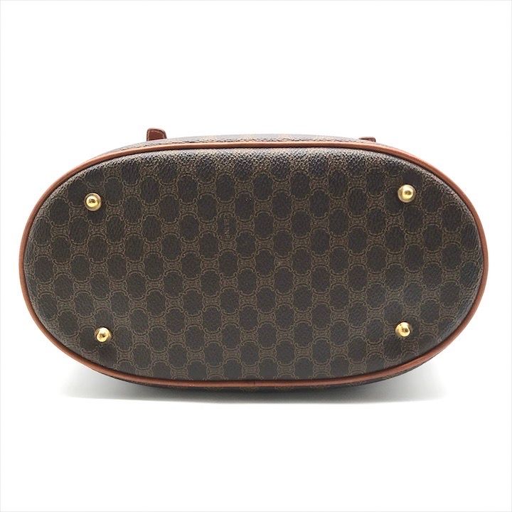 Celine Macadam Tote Brown Leather — view 3