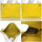 Fendi Clutch Bag Triplet Pouch Pink Bordeaux Yellow — view 4