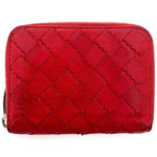 Bottega Veneta Coin Case Red Intrecciato — view 6