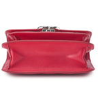 Chanel Quilted Coco Push Lock Chain Shoulder Caviar Leather Red — view 5