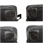 Gucci Crossbody Bag Shoulder Black Cima Leather GG Pattern Nylon Canvas — view 5