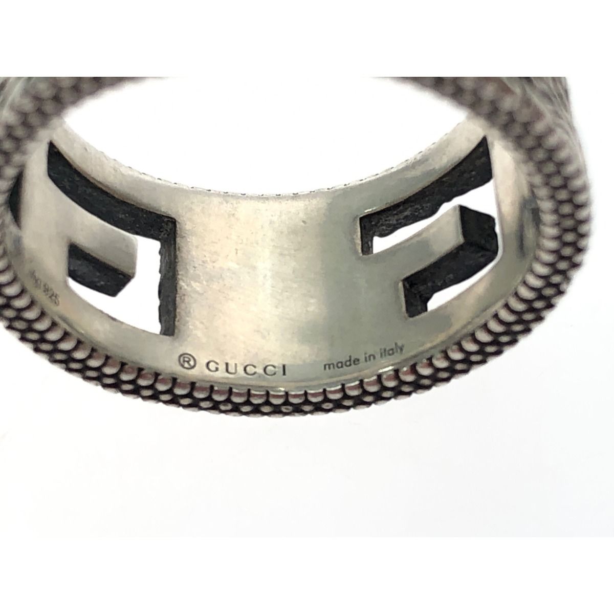 Gucci Silver Accessory G Square Ring No 17 — view 7