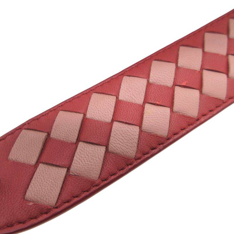Bottega Veneta Intrecciato Leather Red Shoulder Strap 1062 — view 4