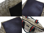 Gucci Handbag Sherry Line Beige Red Green GG Canvas Leather — view 6