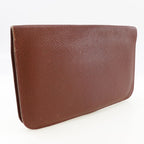 Hermes Dogon GM Taurillon Clemence Bordeaux Silver Hardware D Long — view 3
