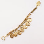 Chanel Medallion Charm Coco Mark Chain Gold Plated 83.4 g Bracelet — view 5
