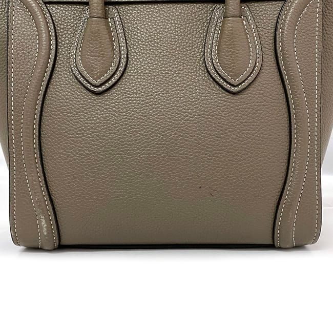 Celine Shoulder Bag Luggage Nano Shopper — view 8