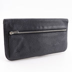 Hermes Dogon Long Taurillon Clemence Black P Wallet — view 3