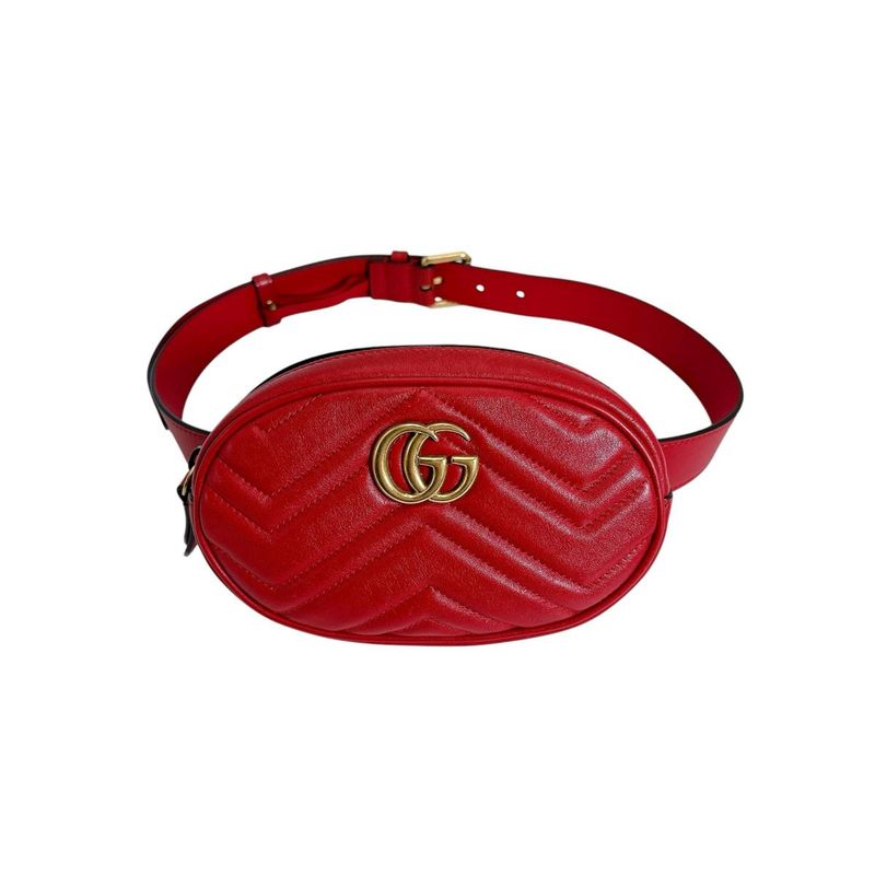 Gucci Body Bag GG Marmont Red — view 2