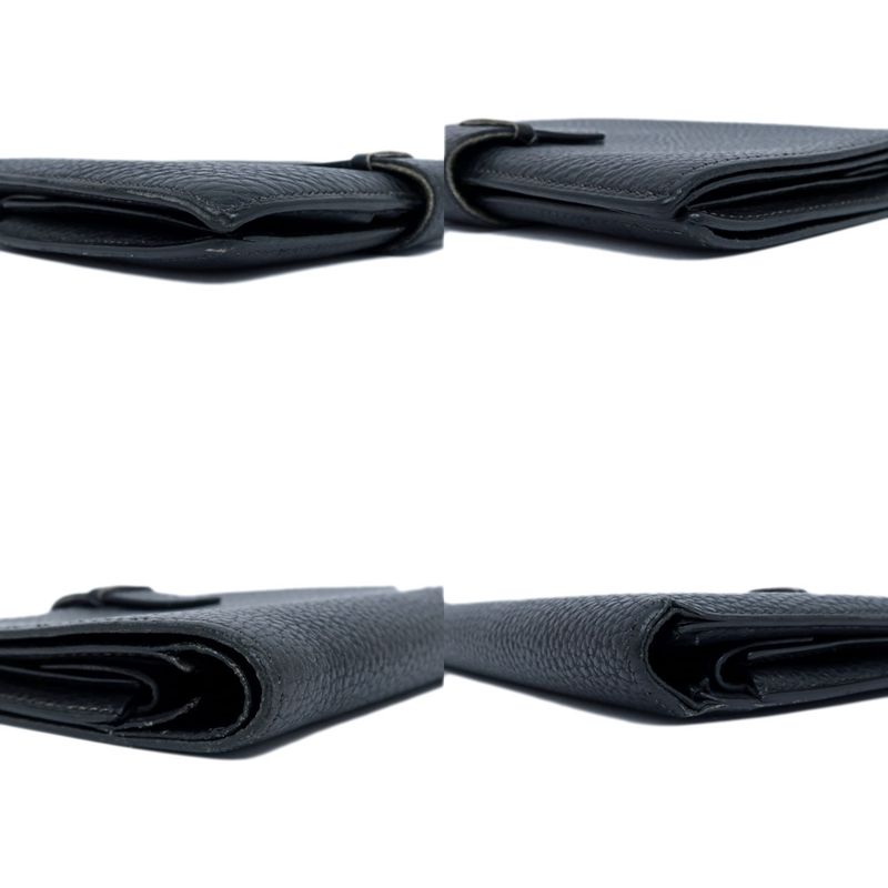 Hermes Jura 2 Bifold Wallet Black Togo — view 5