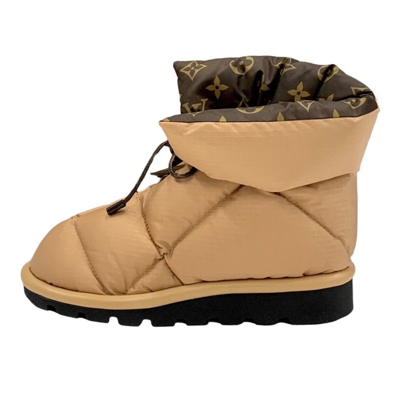 Louis Vuitton Pillow Line Monogram Boots Short Ankle Nylon — view 3