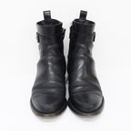 Louis Vuitton Boots Waist Side Line Black Short Leather — view 3