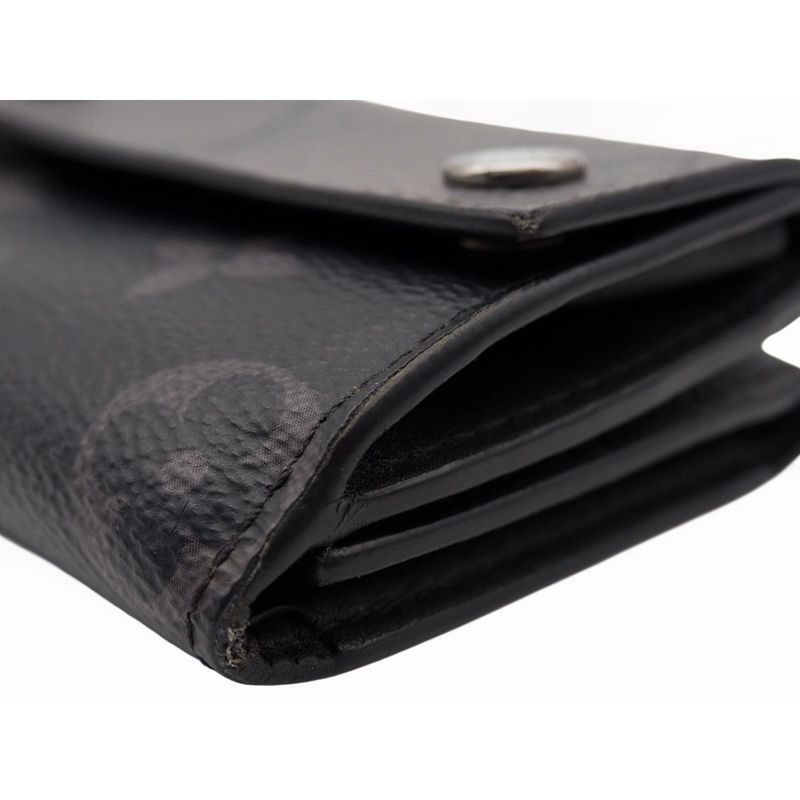 Louis Vuitton Discovery Compact Wallet Trifold Monogram Eclipse Canvas — view 5