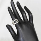 Gucci G Logo Wide Ring No 11 AG 925 Silver E1634 — view 6